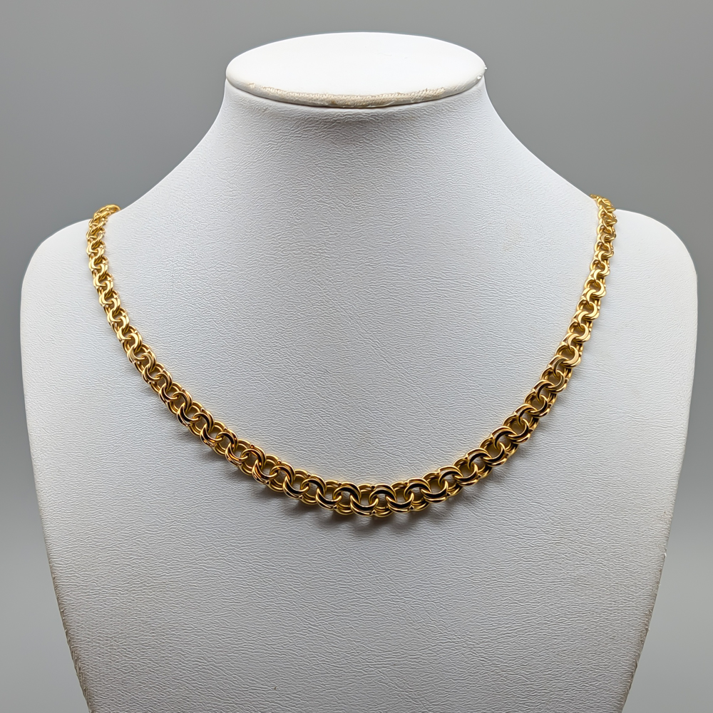 45cm Graduated Bismarck Chain in Gold 18K 29.66g