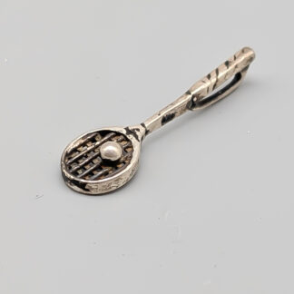 Pendant in Silver Tennisracket S830 0.9g 26mm