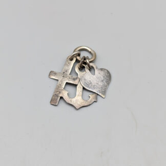 Pendant in Silver Tro, Hopp and Love S830 0.64g 15mm