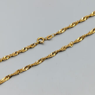 51cm Singapore Chain in Gold 18K 8.9g