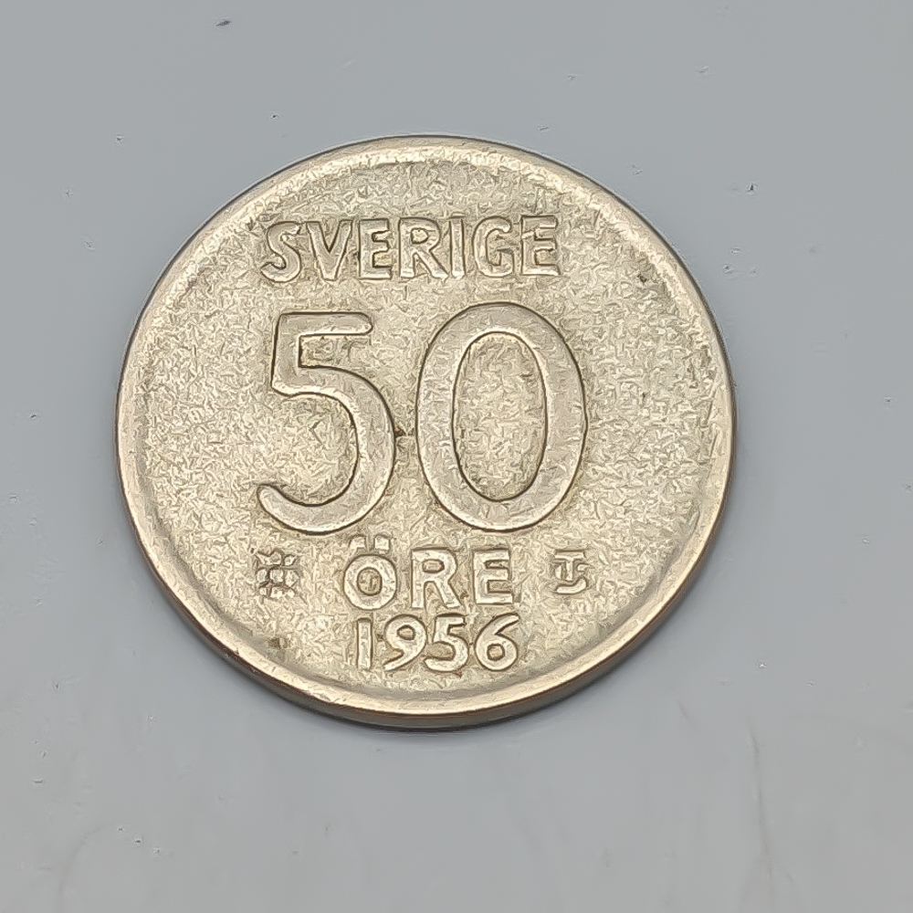 50 öre Sweden 1956 S400 4.8g 22mm