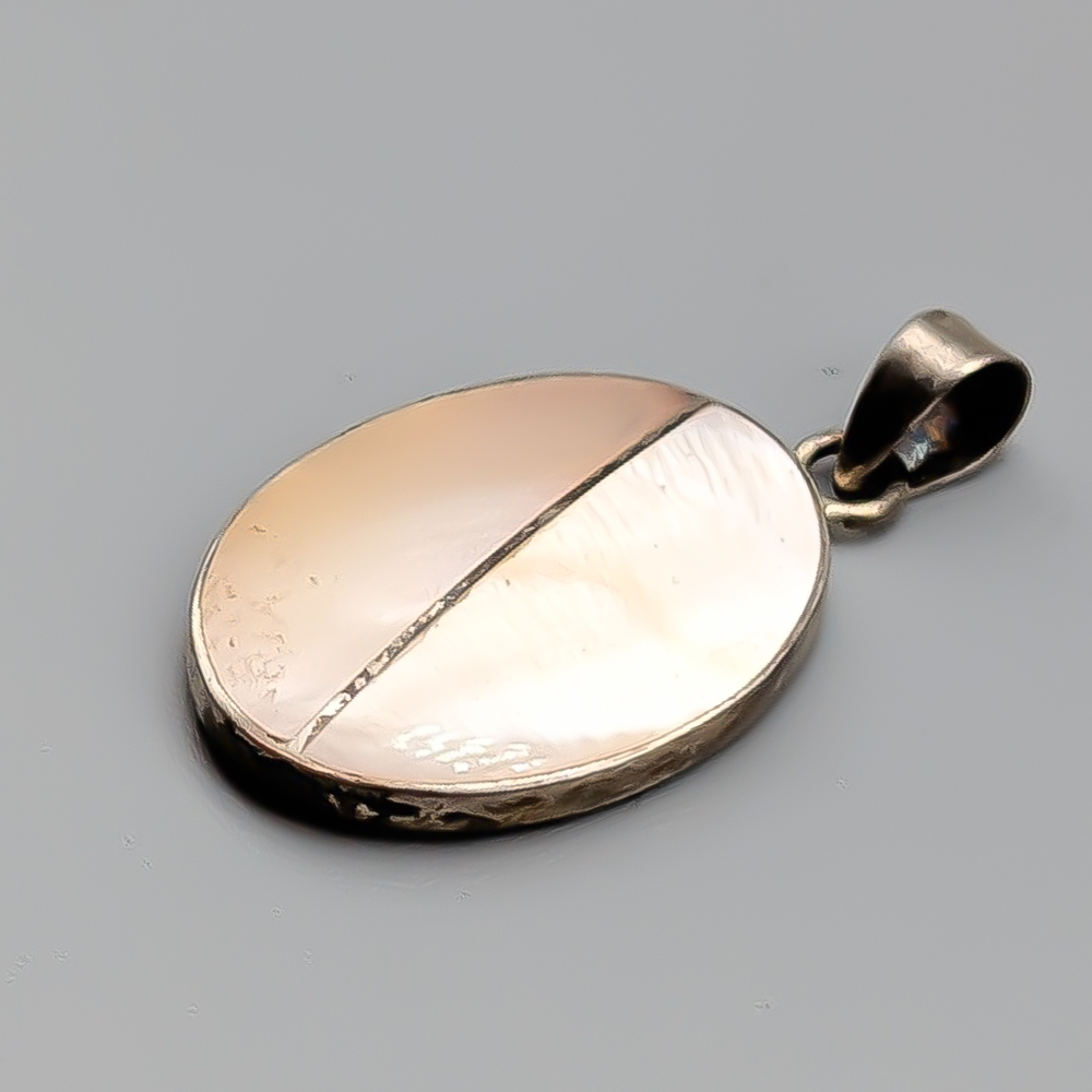Pendant in Silver with Mother of Pearl S925 1.84g 19mm - Image 2