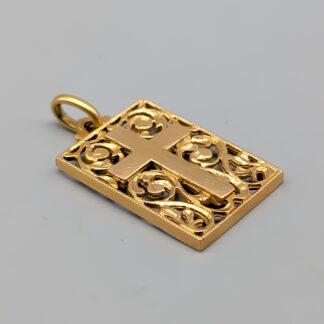 Pendant in Gold with Kors 18K 3.82g 22mm