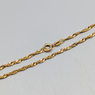 47cm Singapore Chain in Gold 18K 4.85g