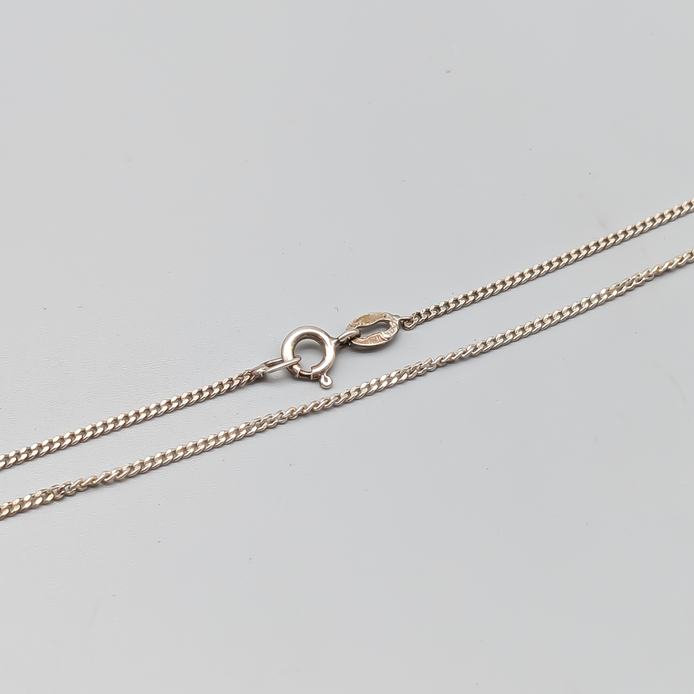 45cm Curb Chain in Silver S925 2.44g