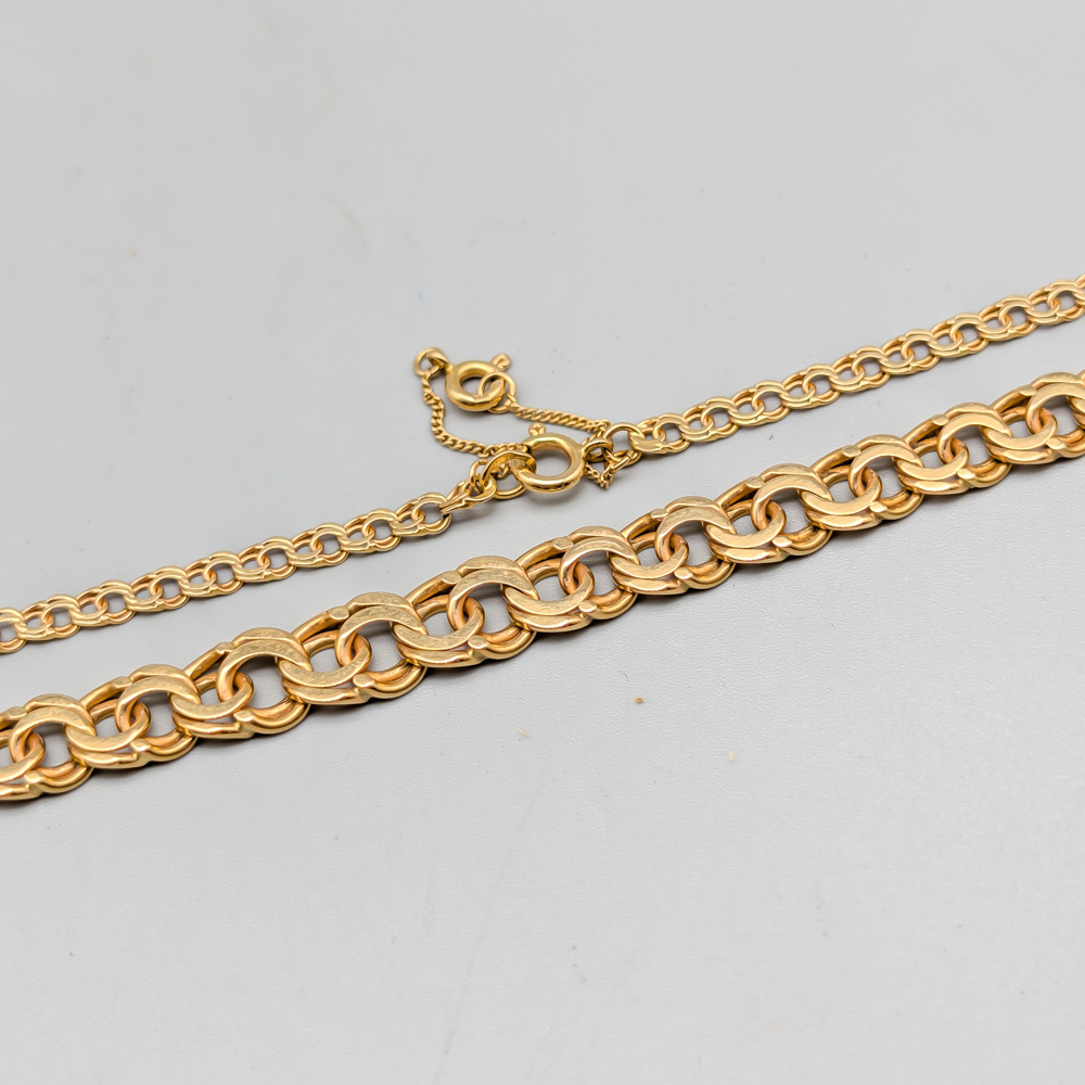 44cm Graduated Bismarck Chain in Gold 18K 20.2g - Image 2