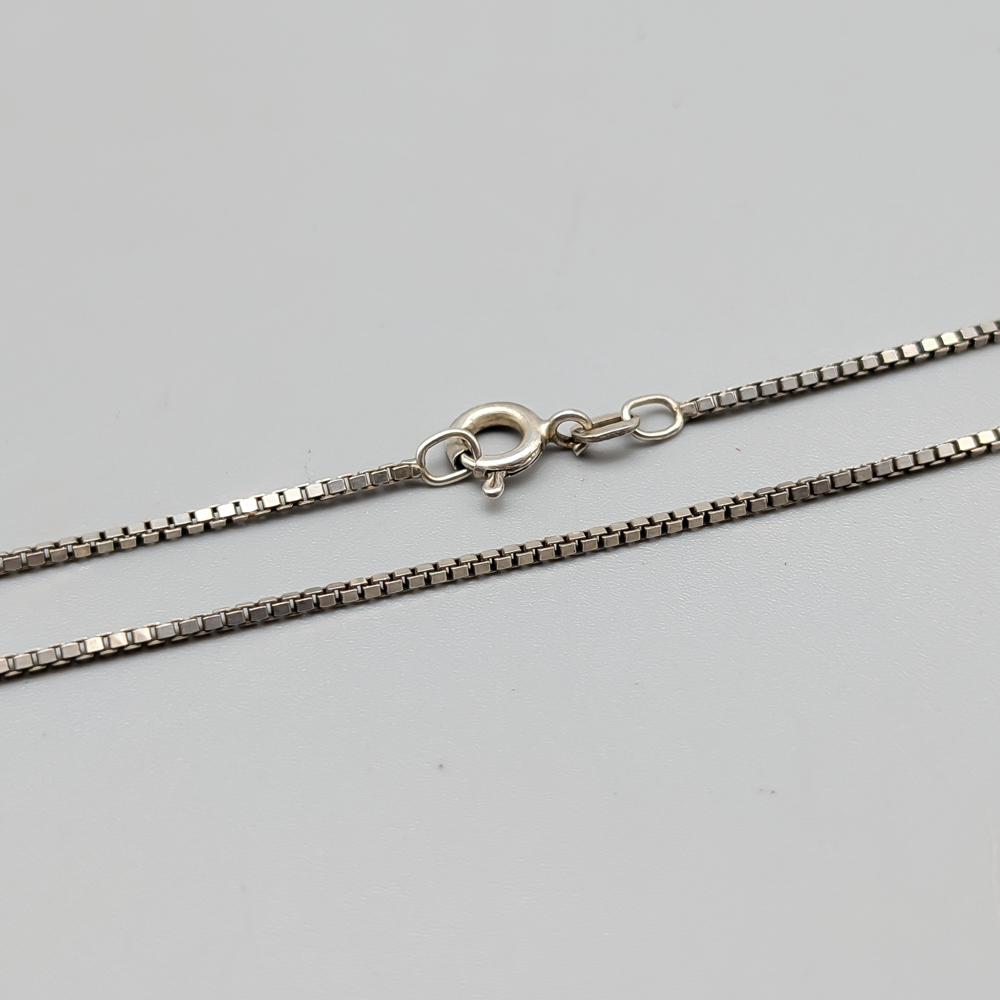 38.5cm Box Chain in Silver S925 2.98g