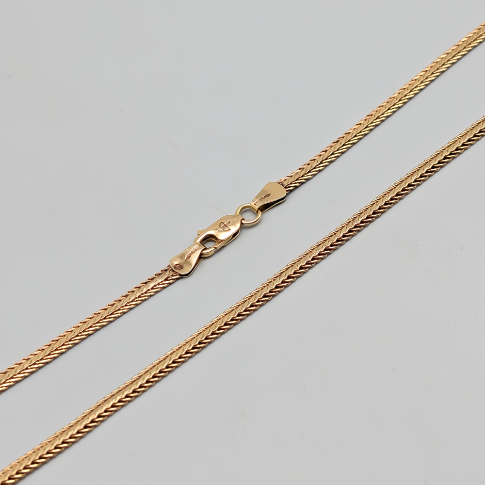 41cm Balestra Herringbone Chain in Gold 18K 8.23g - Image 2