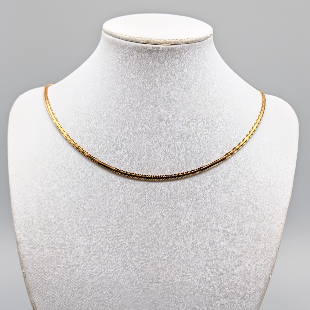 41cm Balestra Herringbone Chain in Gold 18K 8.23g