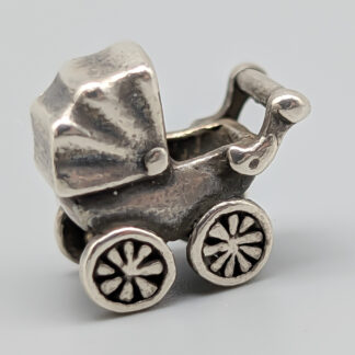 Charm in Silver Barnvagn S925 3.03g 15mm