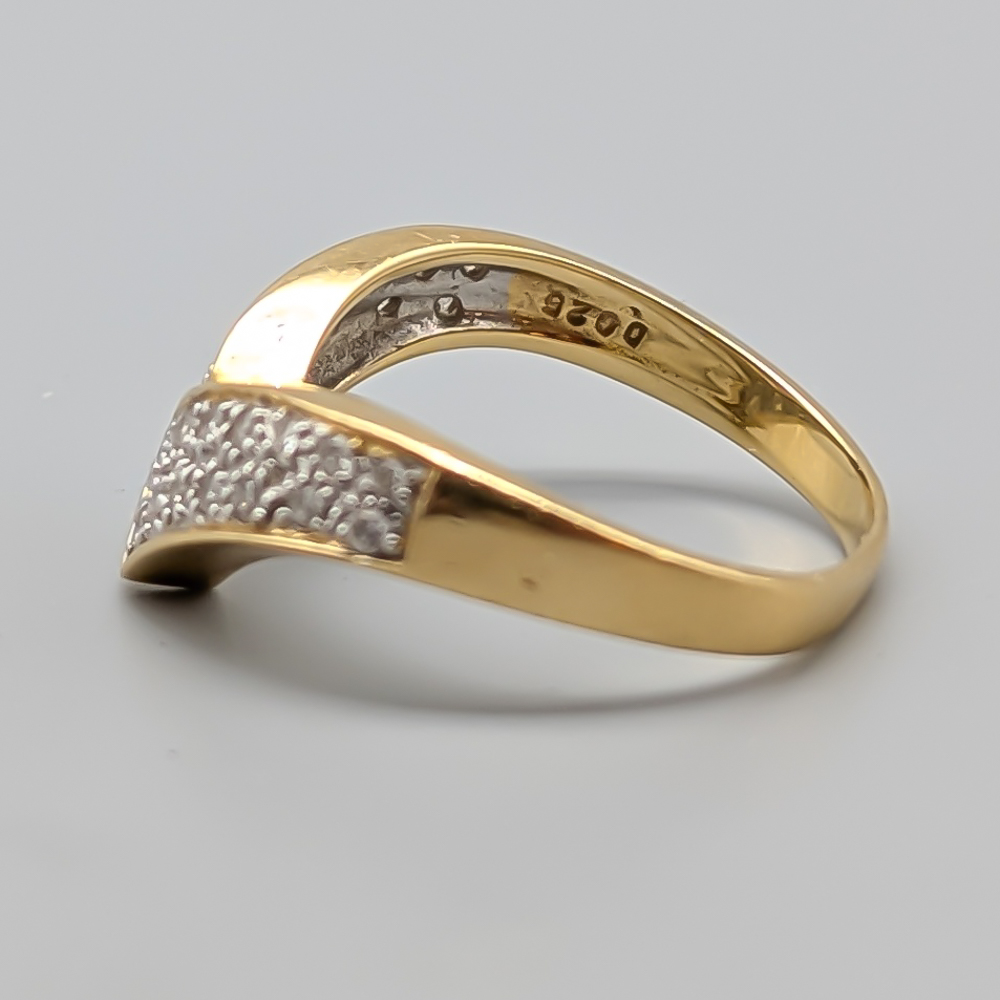 Diamond Ring in Gold 18K 4.08g 17mm - Image 2