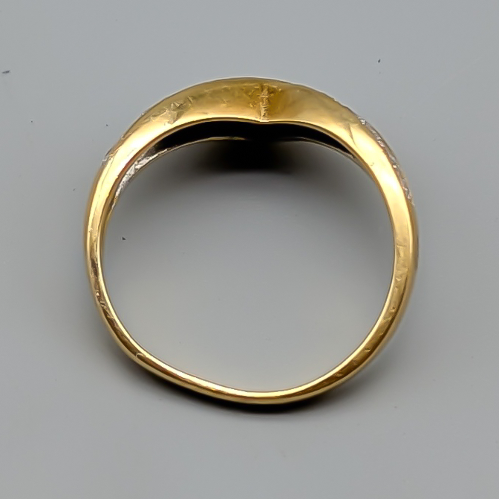 Diamond Ring in Gold 18K 4.08g 17mm - Image 3