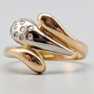 Diamantring i Flerfärgat Guld-3
