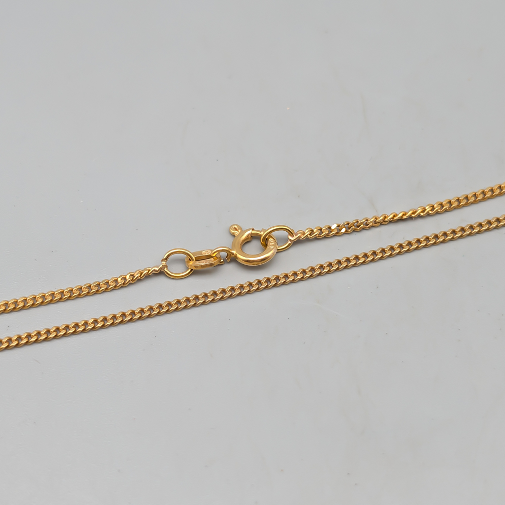 46cm Balestra Curb Chain in Gold 18K 4.64g
