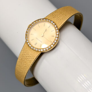 Certina Damwatch in Gold with Diamonder 18K 24.66g 17cm