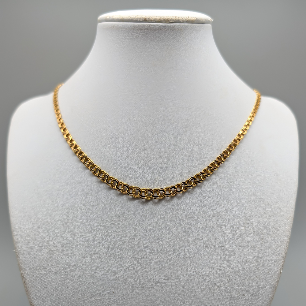 92cm Graduated Bismarck Chain in Gold 18K 11.05g