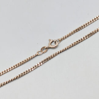 42.5cm Curb Chain in Gilded Silver S925 4.94g