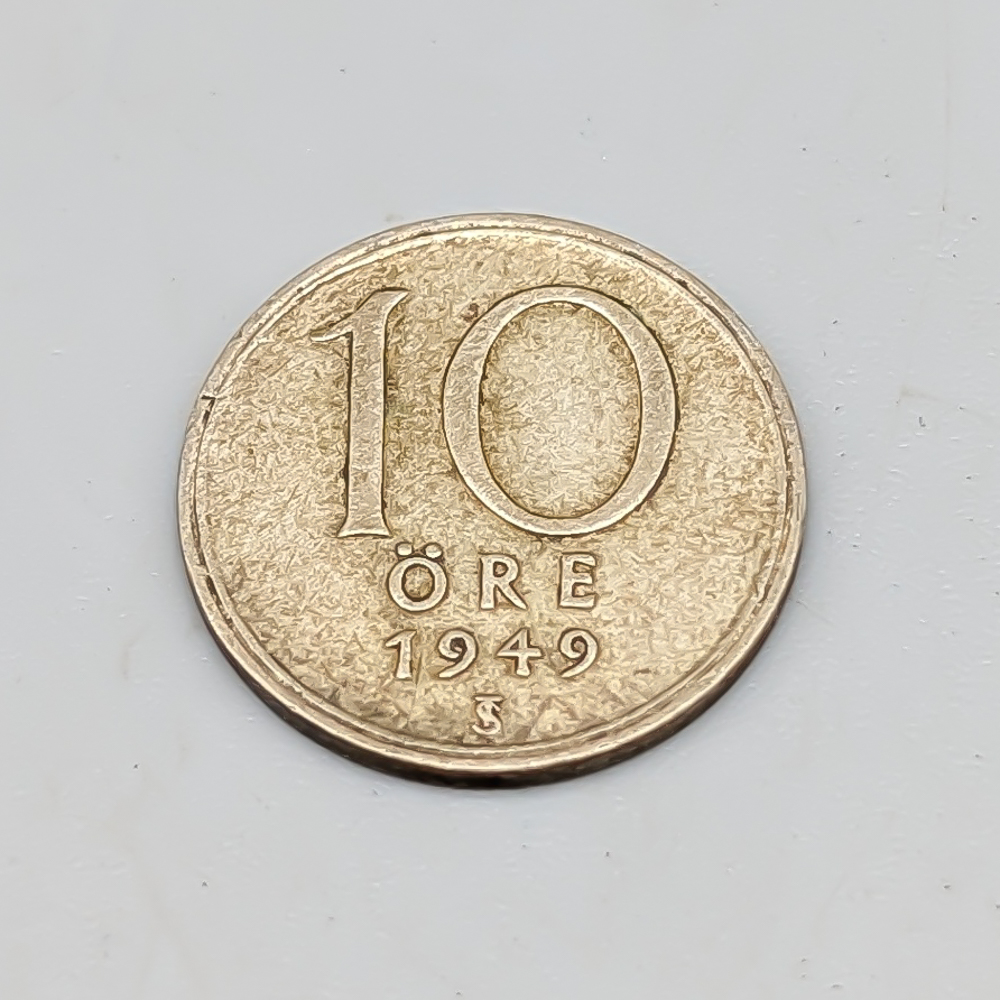 1 pc 10 ore Sweden 1949 S400 1.43g 15mm