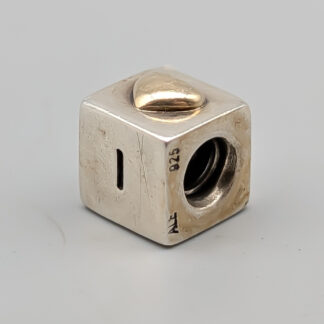 Pandora Charm in Silver and Gold S925 4.43g 9mm