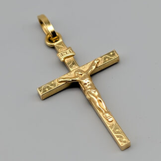 Pendant in Gold Crucifix 18K 2.85g 37mm
