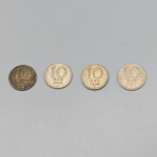 4 pcs 10 öre Sweden 1942-1950 S400 5.75g 15mm