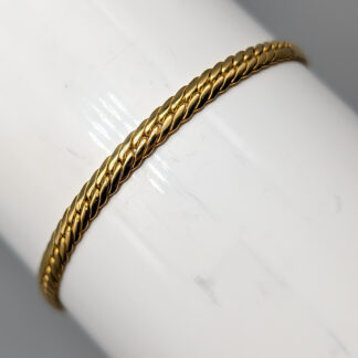 18.5cm Pressed Curb Chain in Gold 18K 2.89g