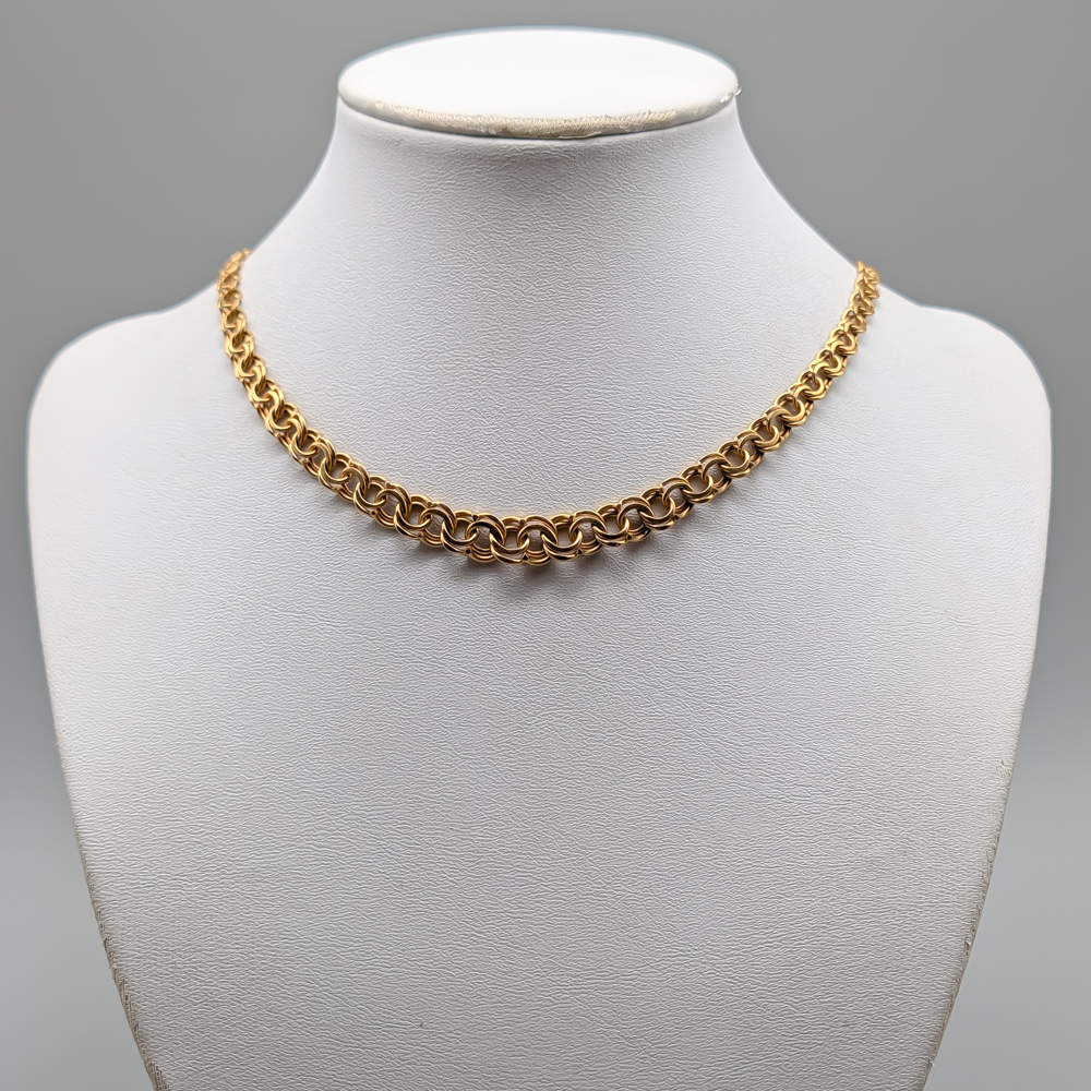 44.5cm Graduated Bismarck Chain in Gold 18K 19.83g