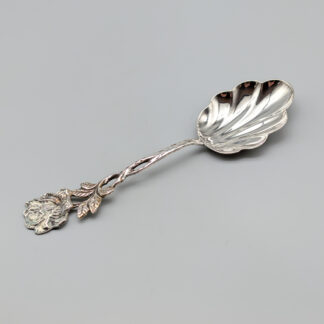 1 pcs Cream Spoon in Silver Rosen S830 20.33g 84mm