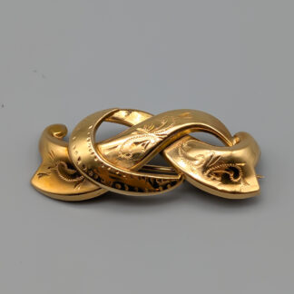 Brooch in Gold 18K 3.78g 37mm