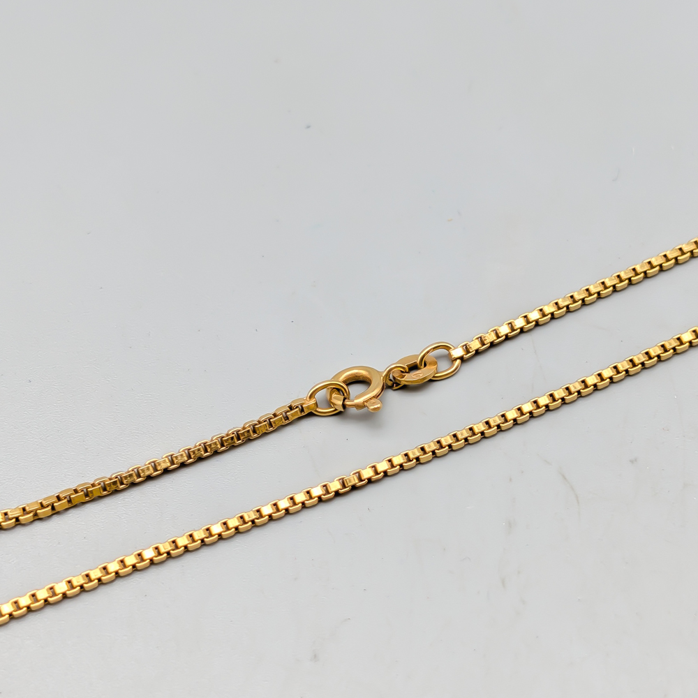 60.5cm Box Chain in Gold 18K 11.02g