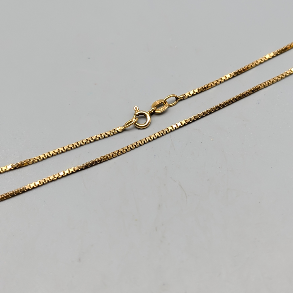 38.5cm Box Chain in Gold 18K 4.47g