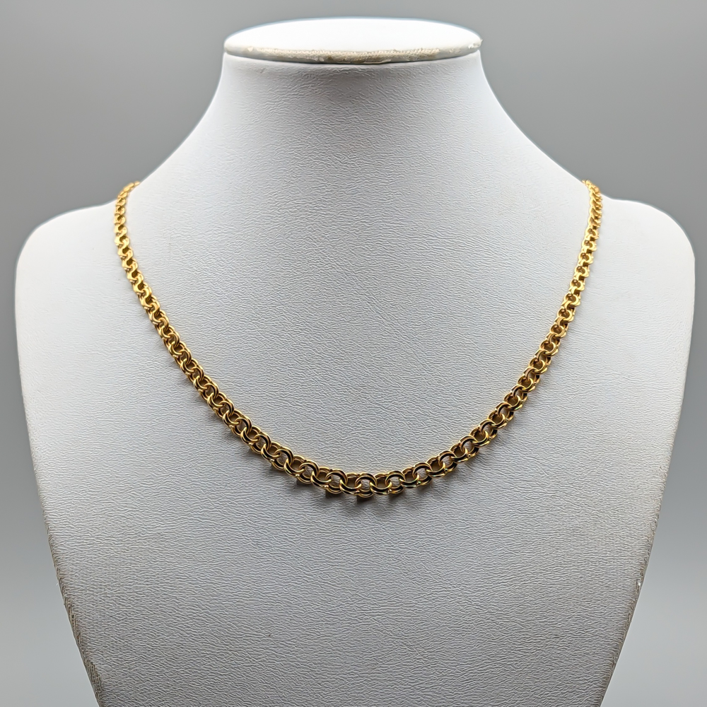 43cm Graduated Bismarck Chain in Gold 18K 13.16g