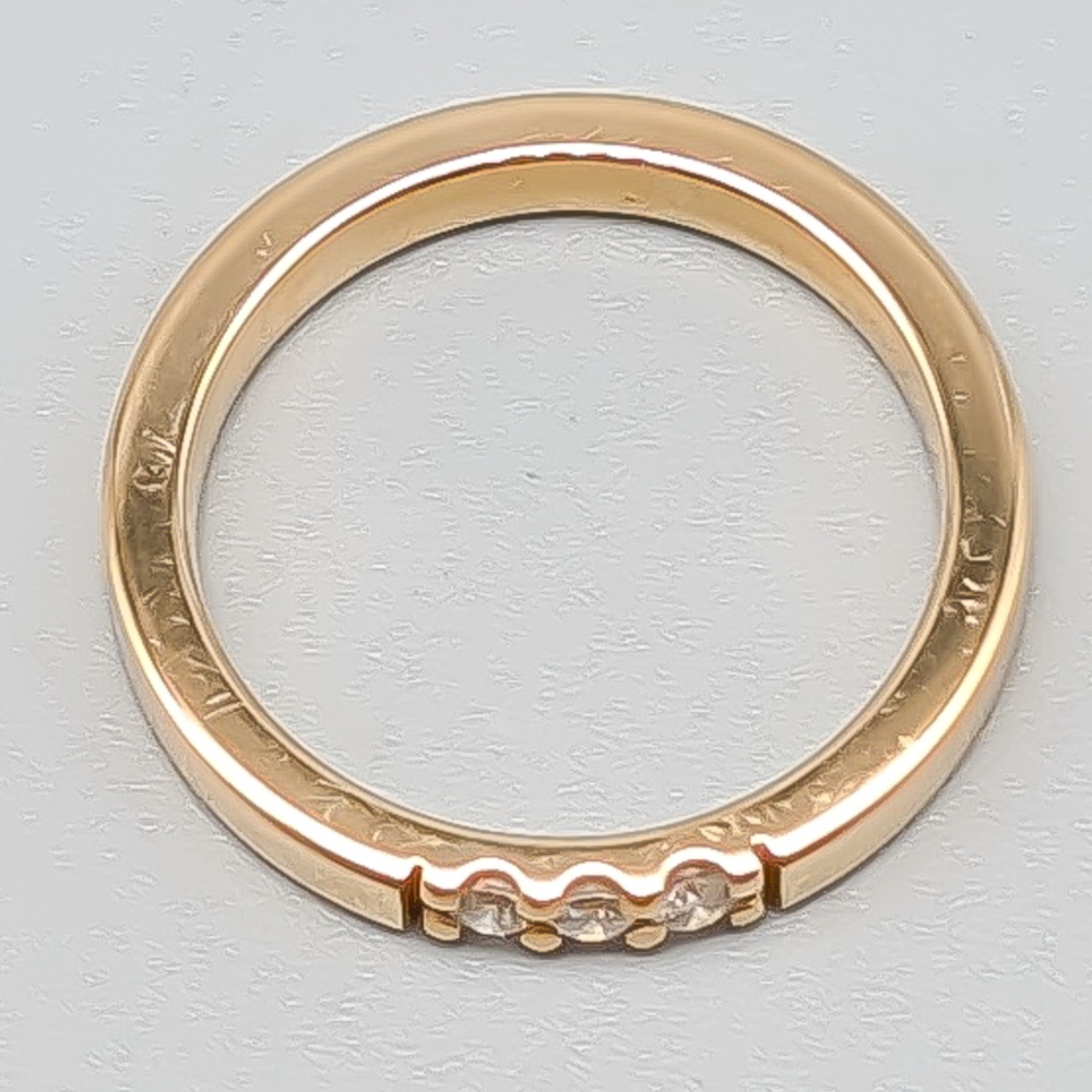 Schalins Diamond Ring in Gold 18K 3.65g 15.5mm - Image 3