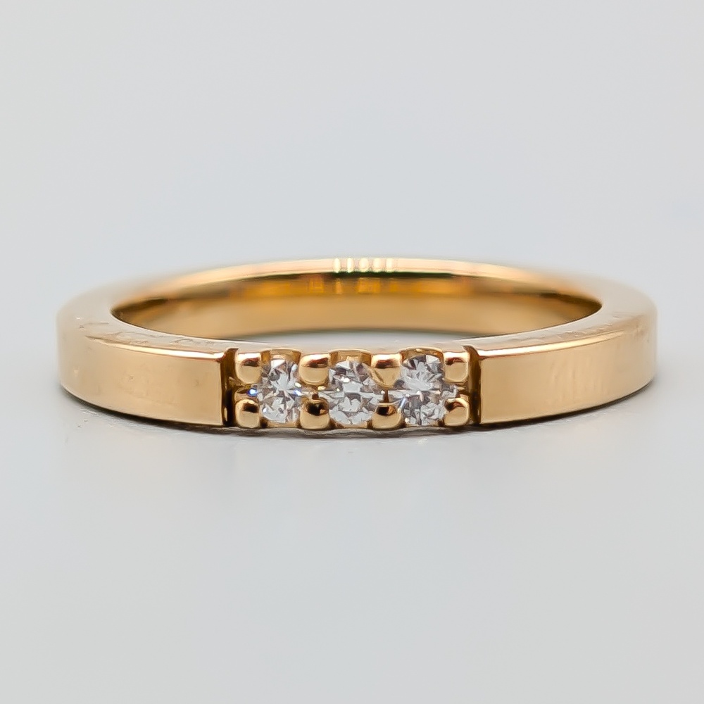 Schalins Diamond Ring in Gold 18K 3.65g 15.5mm