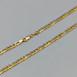 56.5cm Figaro Chain in Gold 18K 8.65g