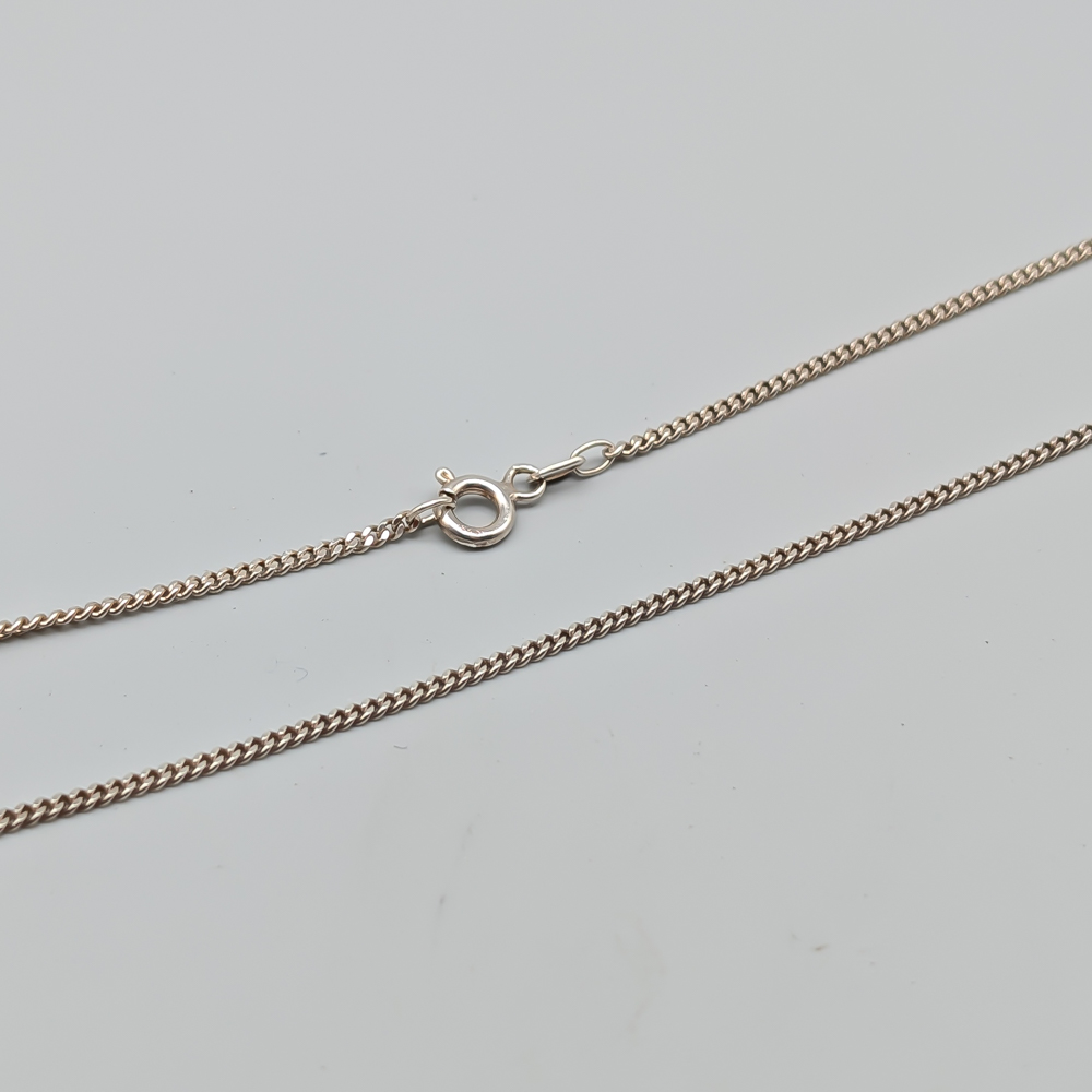 45cm Curb Chain in Silver S925 3.79g