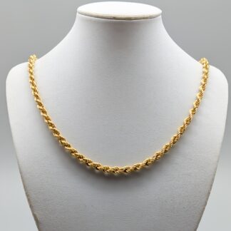 62.5cm Rope Chain in Gold 18K 14.83g