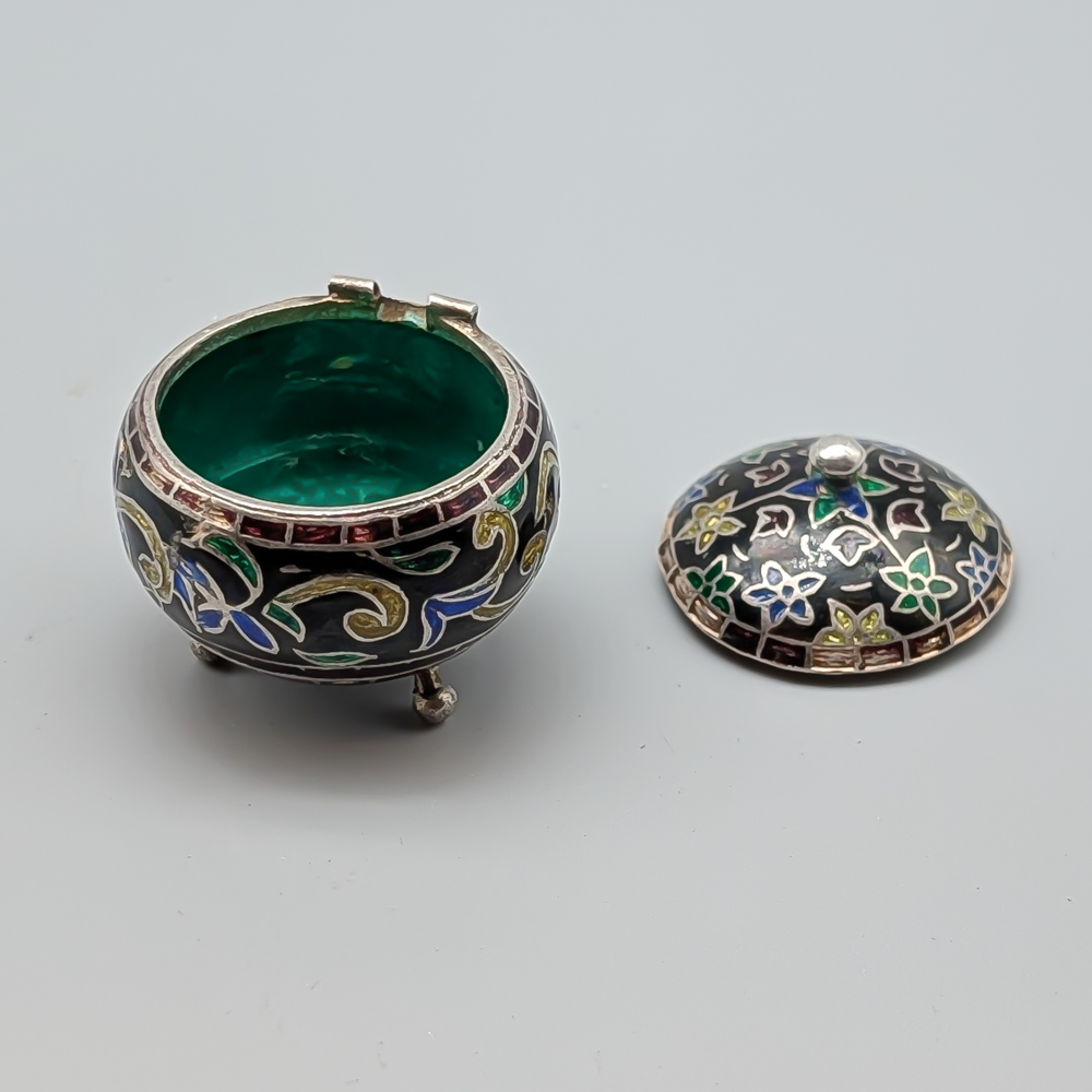 Case in Silver with Enamel S830 30.57g