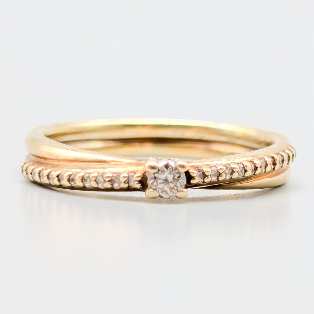 Diamantring i Guld-2