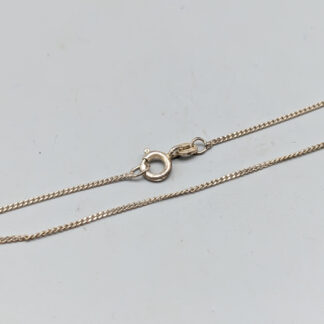 36.5cm Curb Chain in Silver S830 1.51g