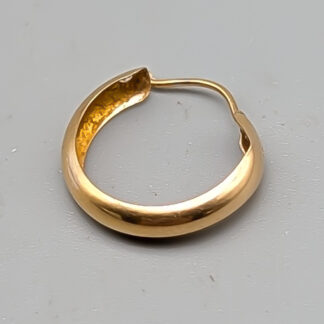 Single Earring in Gold 18K 0.25g 12mm