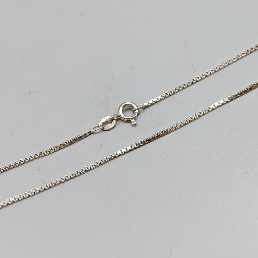 38cm Box Chain in Silver S925 3.39g