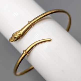 23.5cm Bangle bracelet in Gold Orm with Stone 18K 26.94g