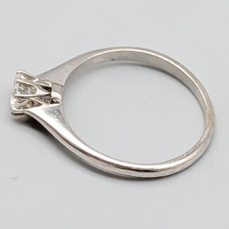 Solitärring i Vitguld med Diamant-0