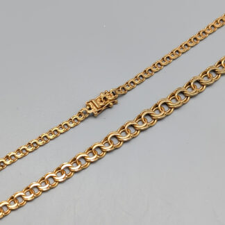 45.5cm Graduated Bismarck Chain in Gold 18K 15.63g