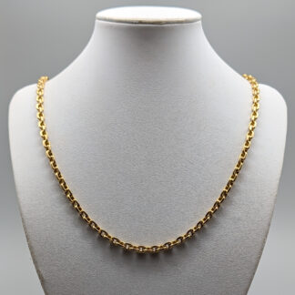 55cm Diamond Cut Cable Chain in Gold 18K 51.36g