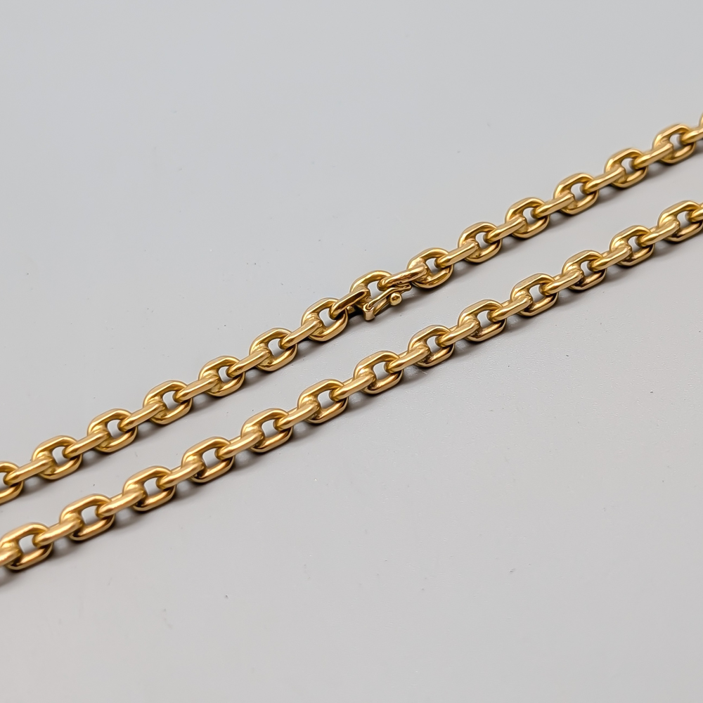 55cm Diamond Cut Cable Chain in Gold 18K 51.36g - Image 2