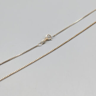 46cm Box Chain in Silver S925 3.16g