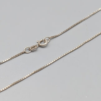 45.5cm Box Chain in Silver S925 2.22g