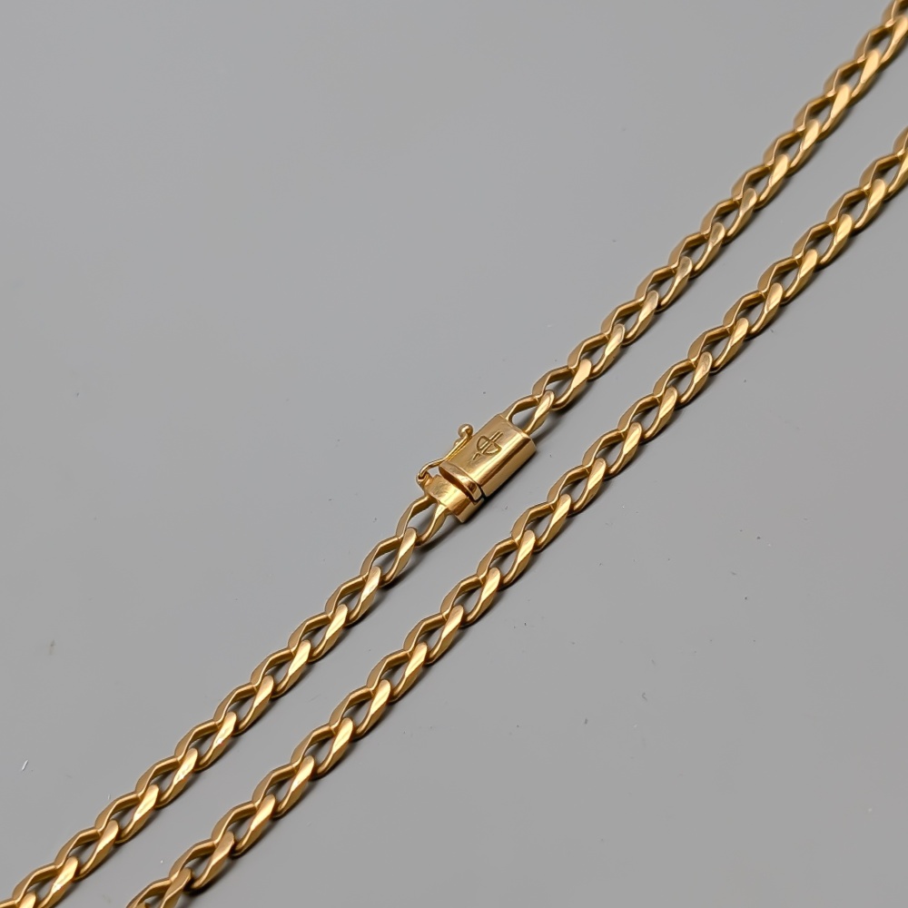 52.5cm Curb Chain in Gold 18K 26.7g - Image 2